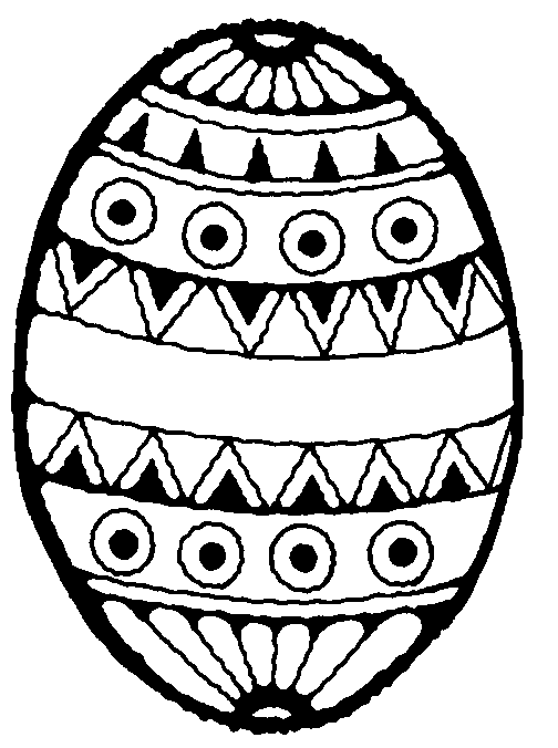ukrainian easter eggs coloring pages - photo #44