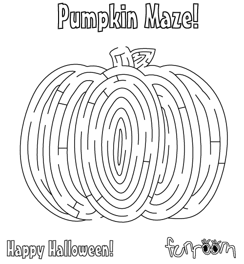 Hand Drawn Pumpkin Farm Maze Free Printable PDF Hilbert s Mazes 